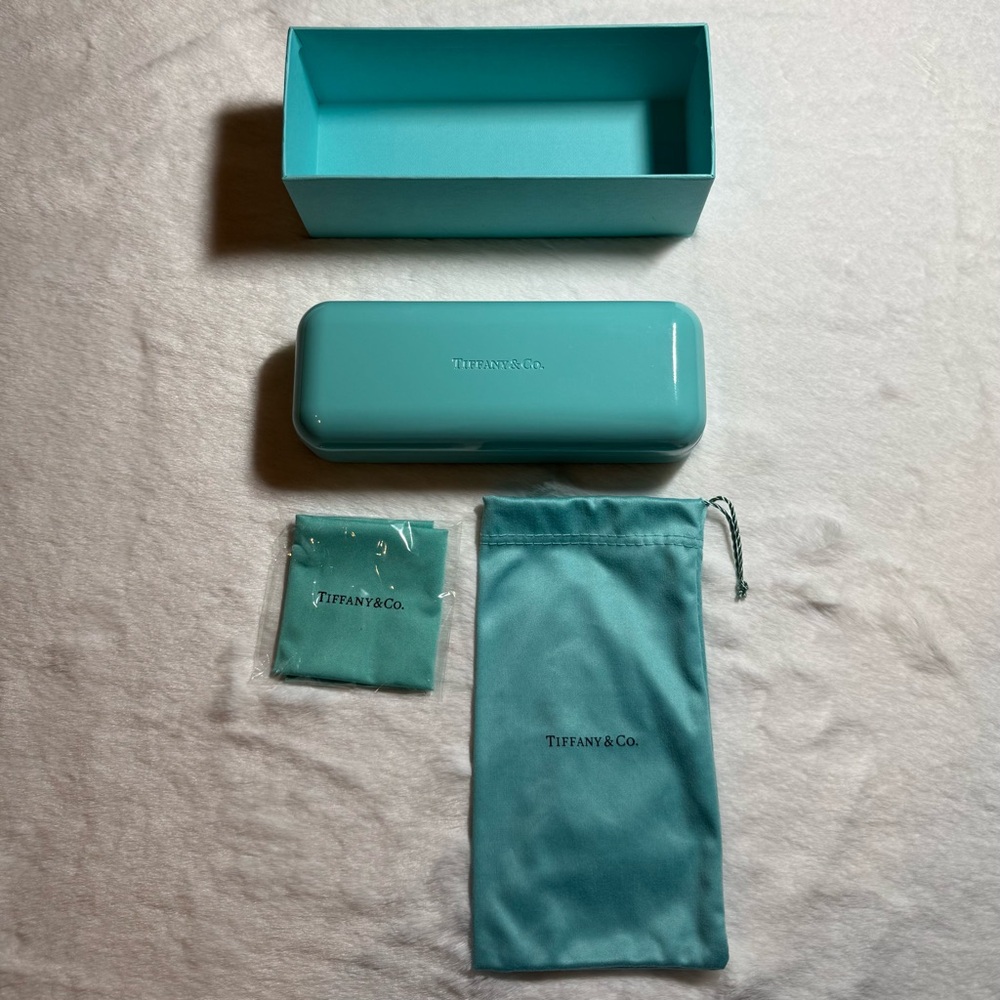 Tiffany & Co. Turquoise Glasses CASE- Missing lid